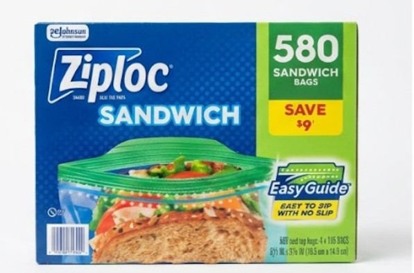 Ziplock sandwich bags