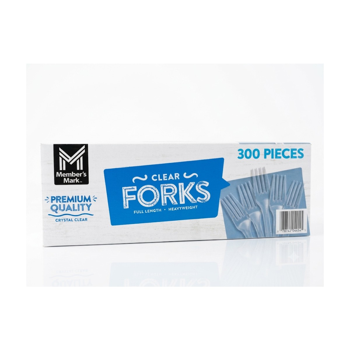 Member's Mark Clear Plastic Forks