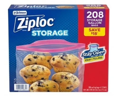 Ziploc storage bag